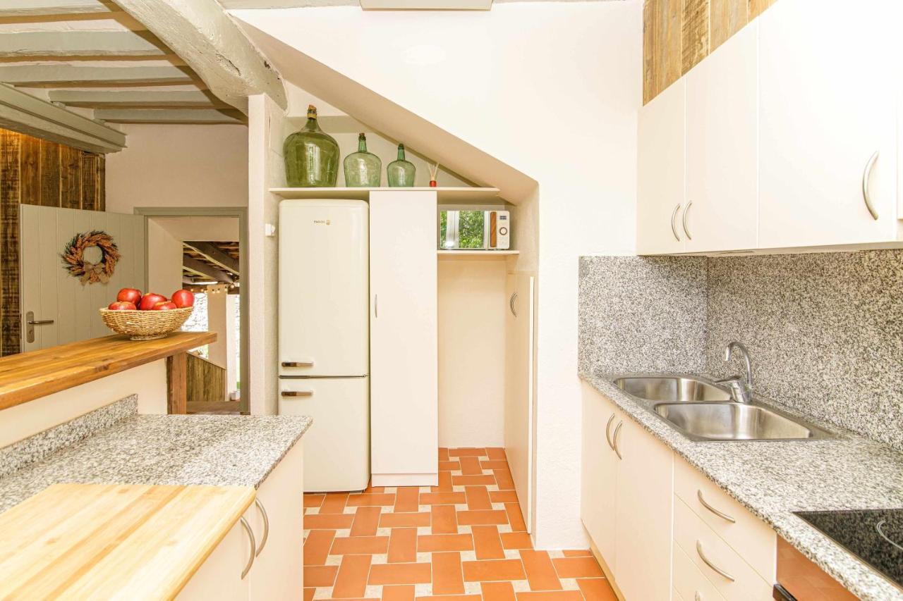 El Molino De Besalu Casa Con Jardin Villa Luaran gambar
